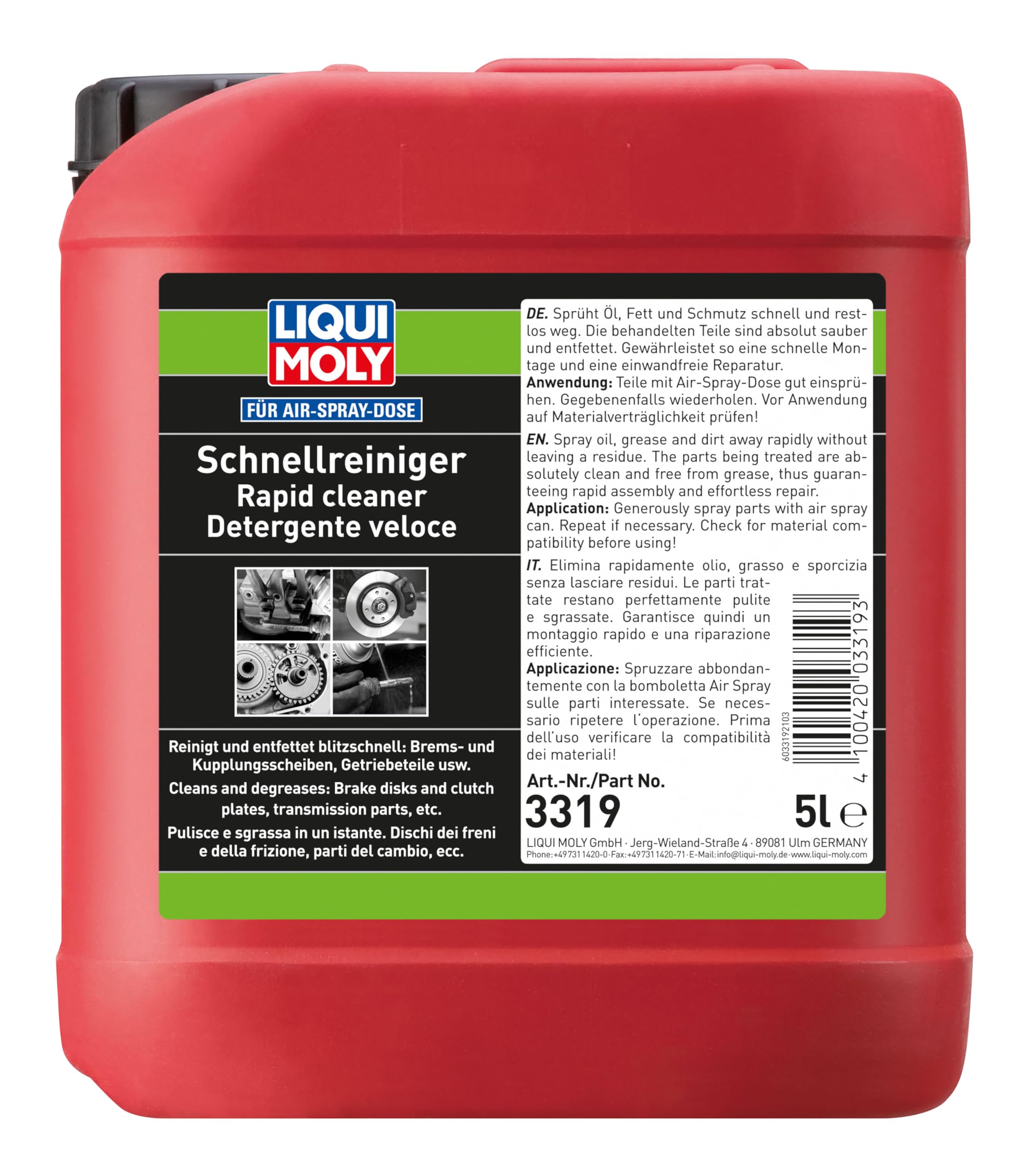 Liqui Moly 3319 - Limpiador rápido, 5 l