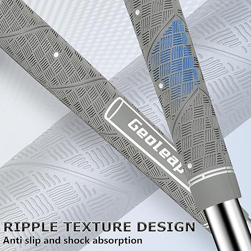 Miniatura 2 de Geoleap Juego de 13 empuñaduras de golf con 15 cintas y agarres con todos los kits de reparación para elegir, el punto de memoria ayuda a la