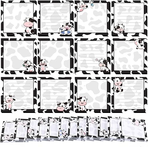 Miniatura 8 de Handepo Paquete de 12 bloc de notas para perros y gatos, listas de tareas pequeñas, notas adhesivas divertidas y bonitas, notas adhesivas para