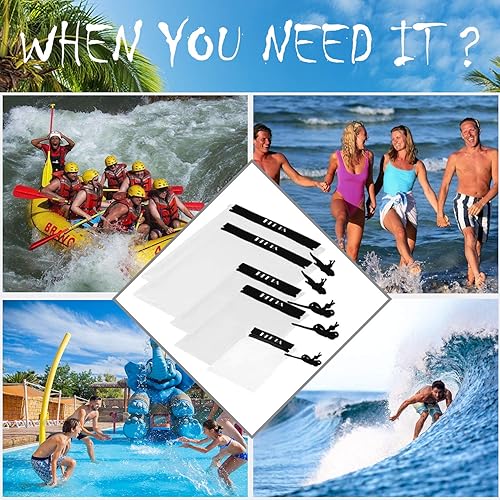 Miniatura 9 de HEETA Paquete de 2 bolsas impermeables con correa para la cintura, bolsa seca táctil transparente con 5 bolsas secas transparentes impermeables