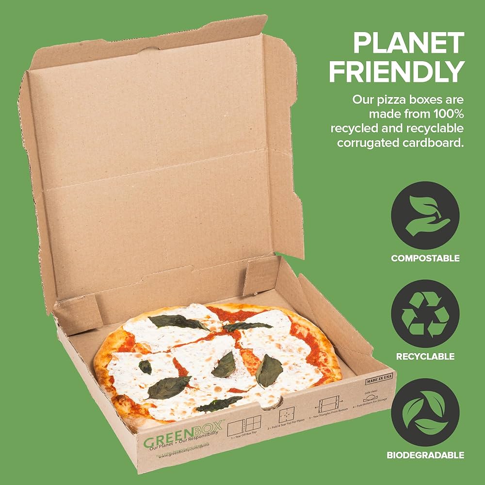 使い捨て フードパック ボックス お弁当箱 ケーキ箱 ピザ箱 クラフト ギフト Amazon | テイクアウト容器 クラフト紙製 フードパック ランチ