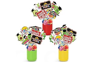 Mexican Graduación Party Decorations Table Toppers Set of 24 Graduation Fiesta Taco...