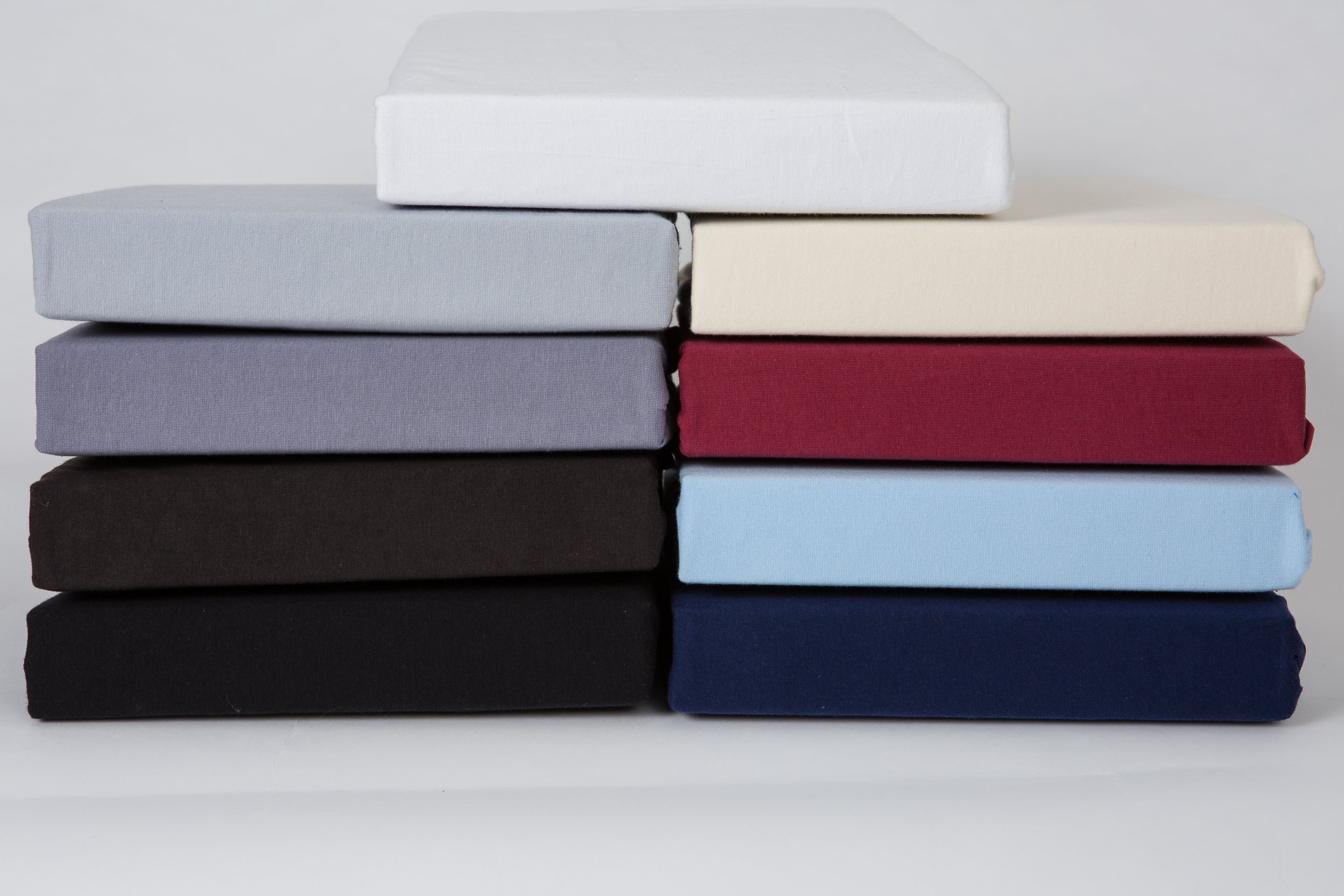 r-up Klasse Spannbettlaken 180x200-200x220 bis 35cm Höhe viele Farben 100% Baumwolle 200g/m² Oeko-Tex stressfrei auch für Boxspringbetten (Weiss)