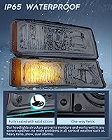 Vista 49 de Nilight Conjunto de luz trasera compatible con Chevy Silverado 1500 1500HD 2500 2500HD 2500 2500HD 3500 2007 Chevrolet Classic OE Style lámpara Lado