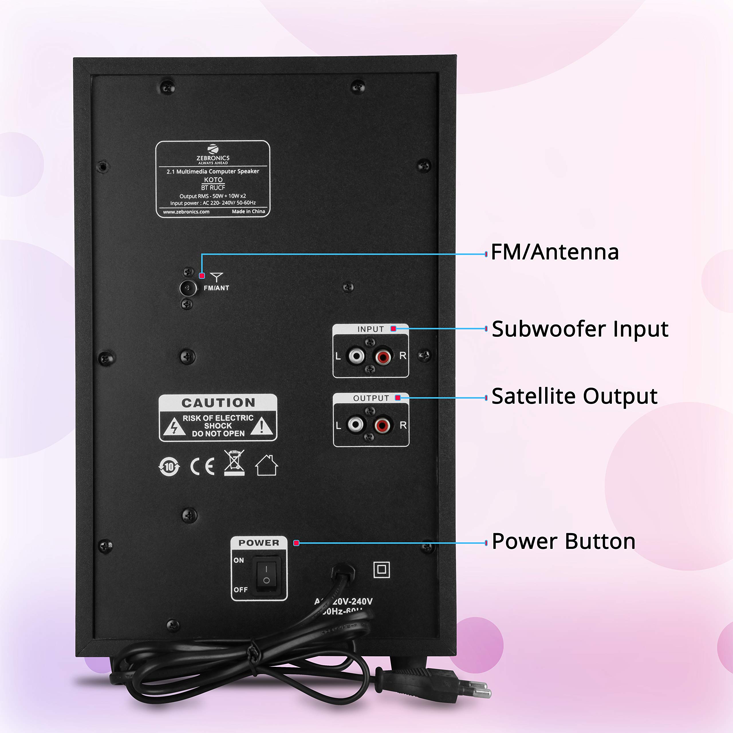 Zeb Bt361rucf Kannauj Zebronics Bt 361 Zebronics Zeb- Koto BT RUCF