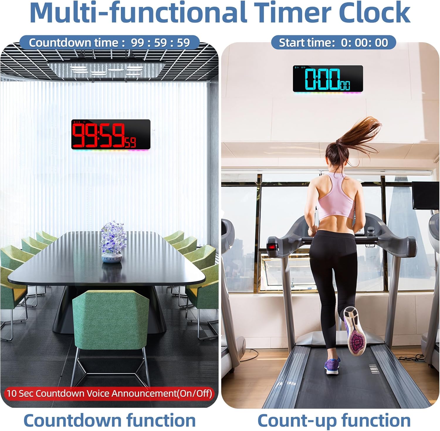 Lar Digital Wall Clo Lar Display 11 Colors Available with
