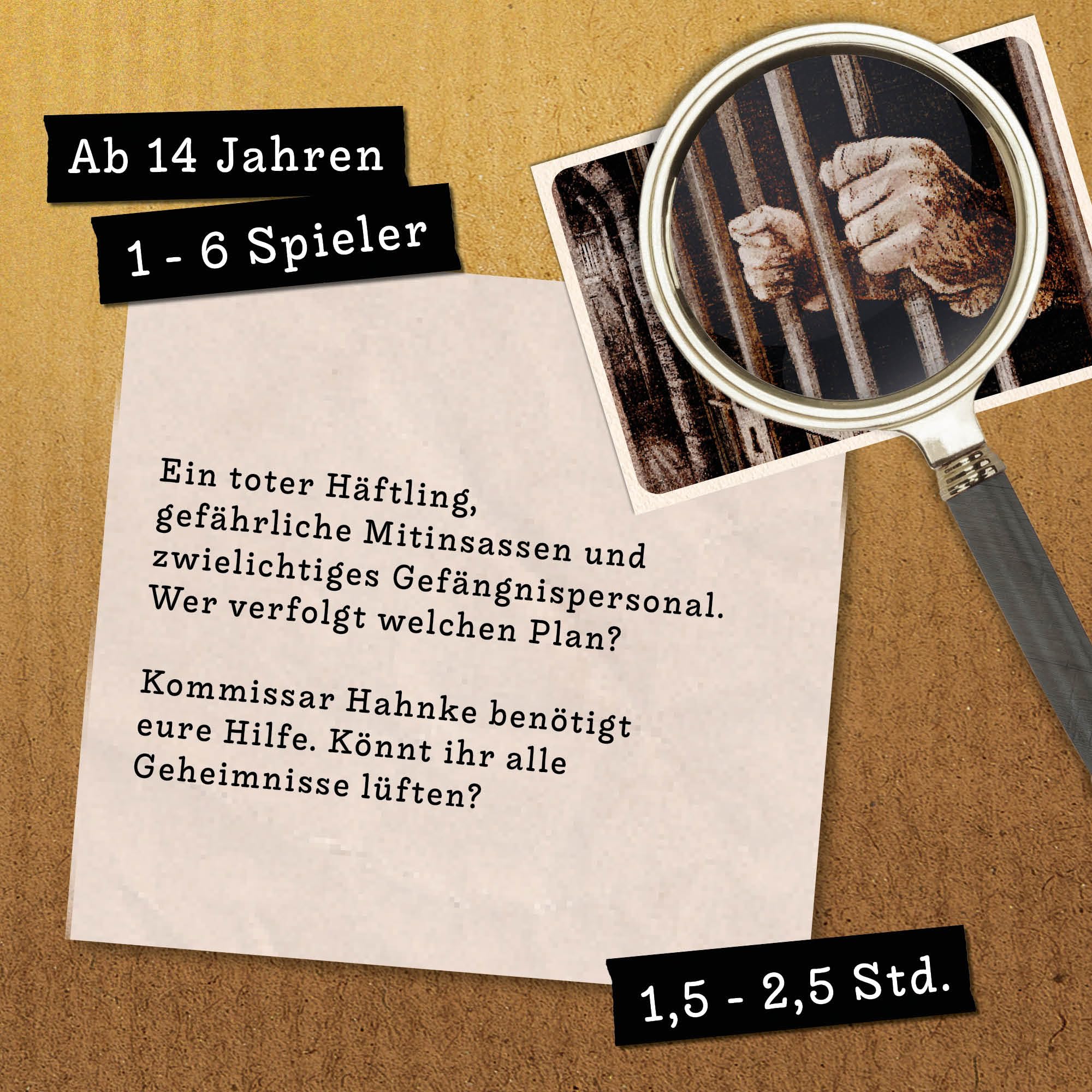 Hidden Games Scena del crimine - Ein perfekter Plan - Tedesco - Gioco realistico di crimine, emozionante gioco di detective, Escape Room