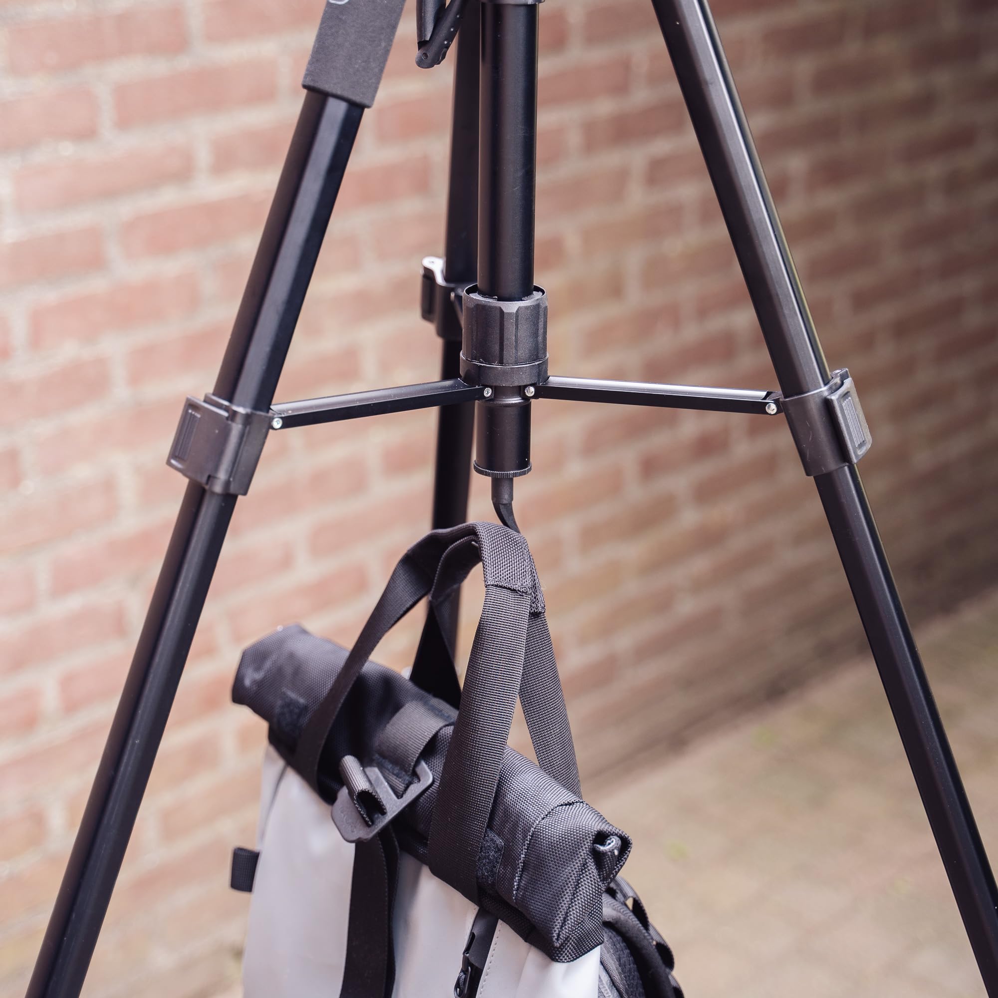 MOJOGEAR 3-in-1 179 Cm Tripod: Tripod, Monopod And Horizontal Arm For Best Shots - With Phone Holder And Tripod Carry Bag - View #3