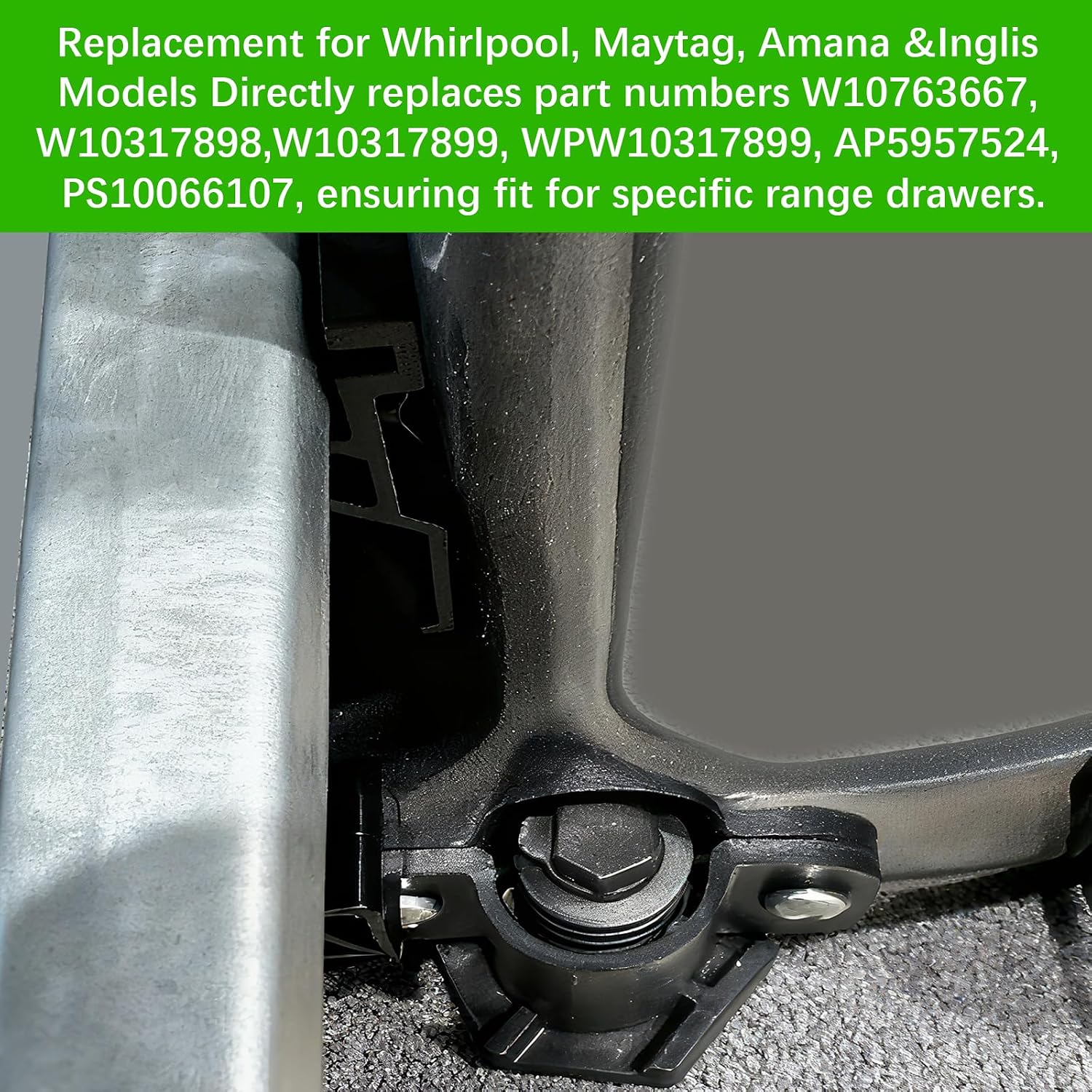Range Drawer Glide Replacement Kit for Whirlpool