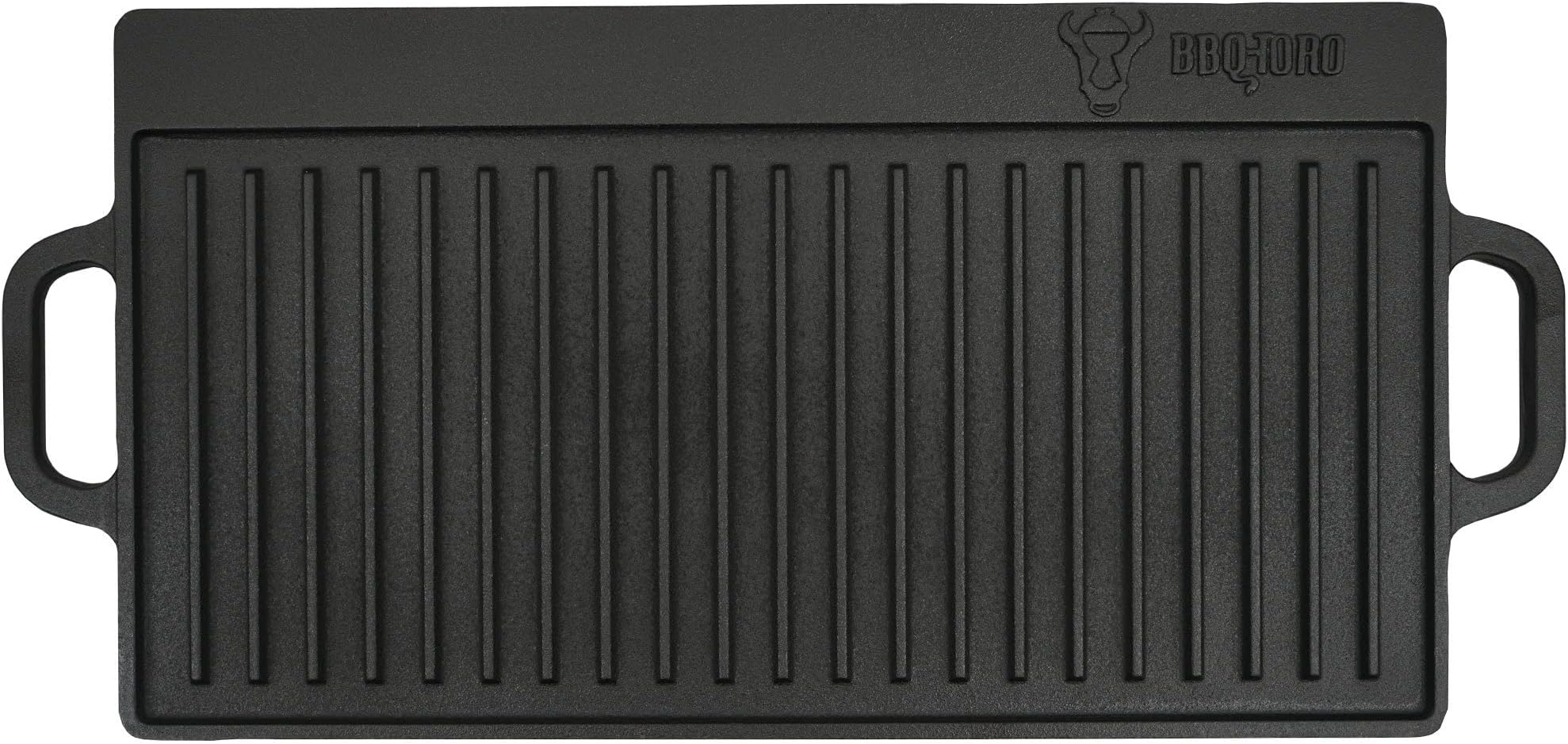 Piastra Grill In Ghisa Reversibile CLP - Lato Liscio E Rigato, 48.5x40 Cm - Foto 7