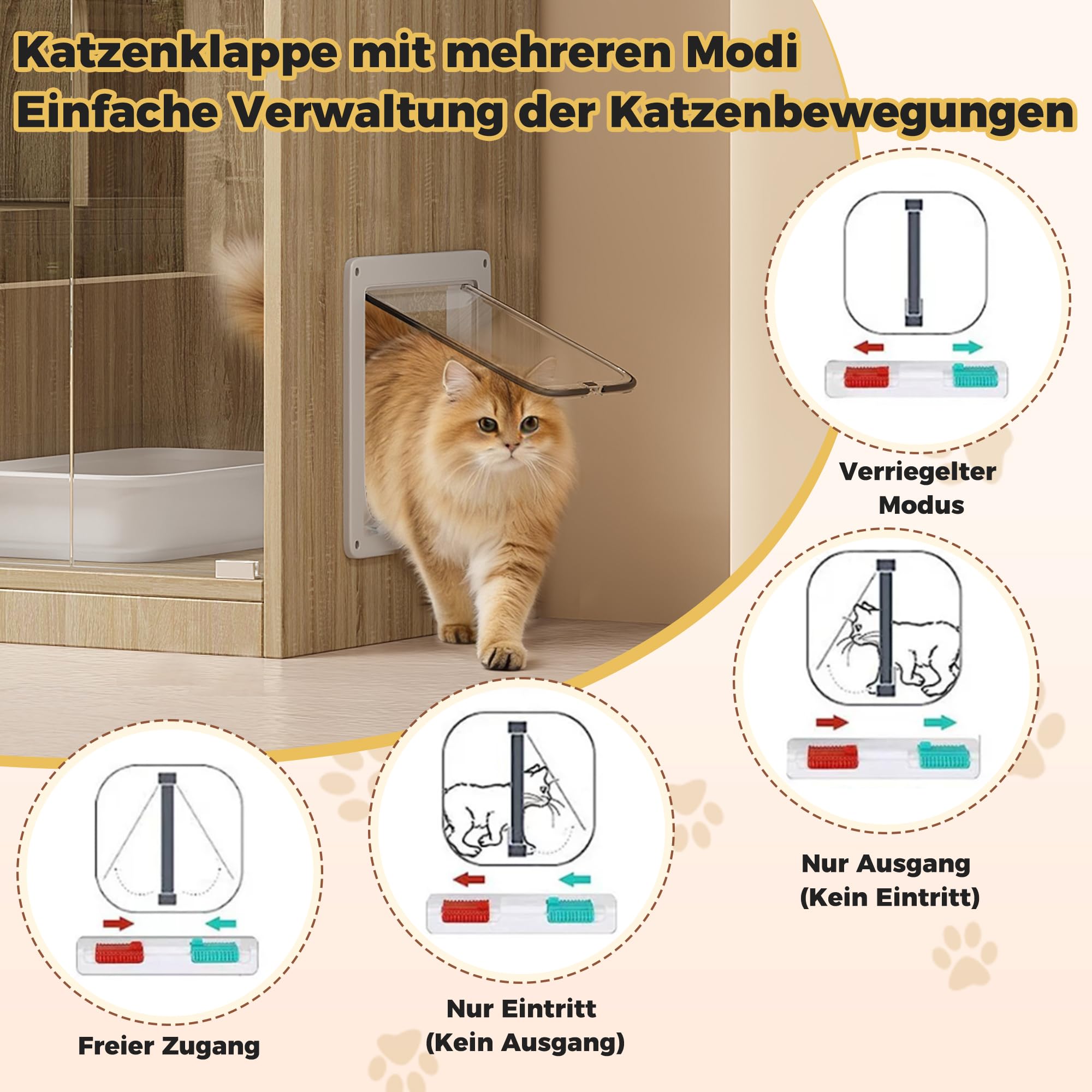 Jaula grande para gatos de 90 x 50 x 160 cm, 4 pisos con frontal de cristal, casa para gatos resistente al invierno y casa para animales pequeños, incluye postes rascadores, para interior y exterior