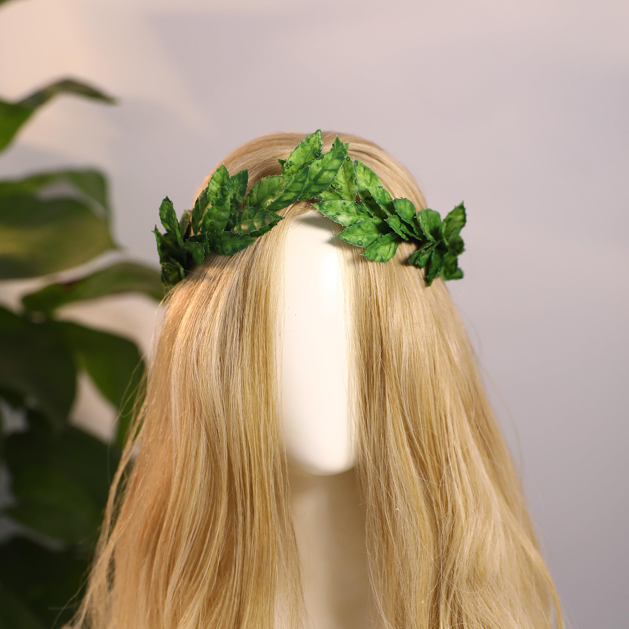 Amazon.com : MOSTORY Green Leaf Laurel Crown - Handmade  display picture 2