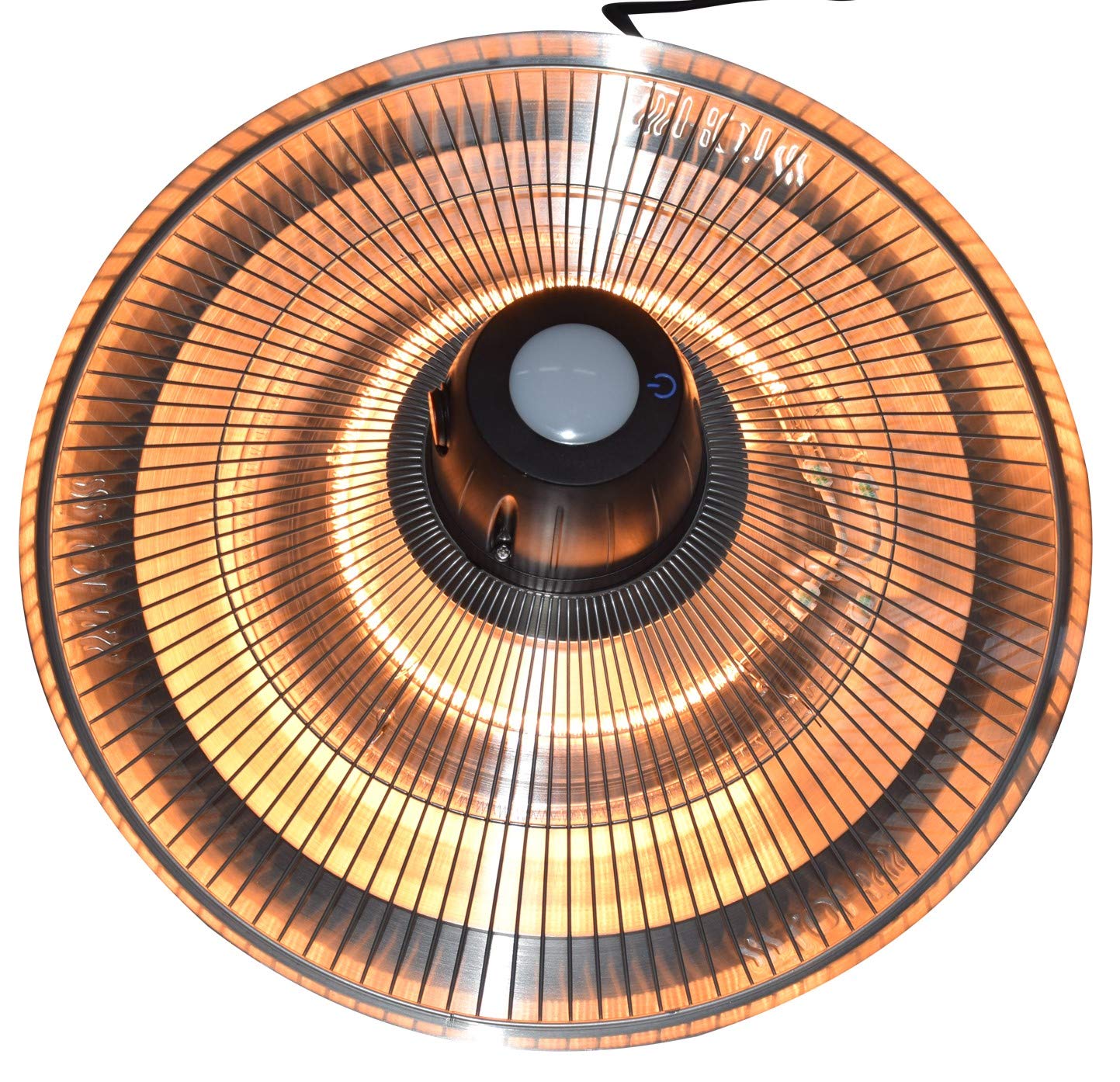 Jet-Line® | Elektrische Terrassen-Decken-Lampe "Atlas" | Deckenheizstrahler | Heizstrahler | Terrassenstrahler | Infrarot | Leistung bis 1500 W | Fernbedienung | LED Lampe