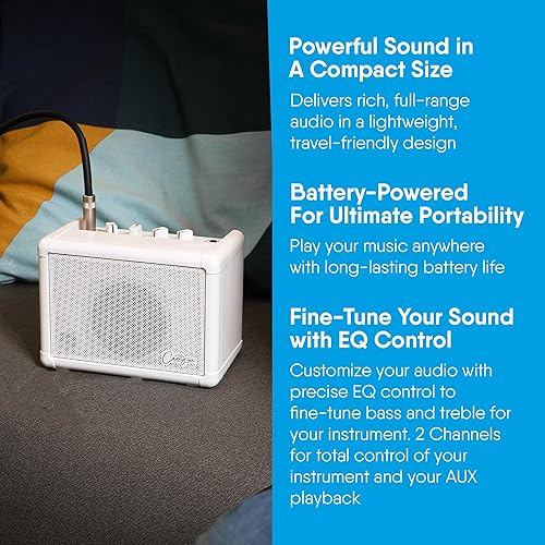 Miniatura 6 de Carry-on Mini altavoz - Amplificador para guitarras y baterías electrónicas, teclados, instrumentos de viento digitales y micrófonos - Altavoz