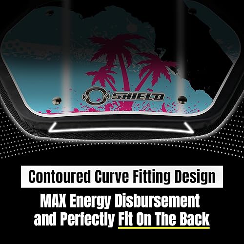 Miniatura 3 de O Shield State Football - Placa trasera para jugadores de fútbol, protector trasero, ajuste universal