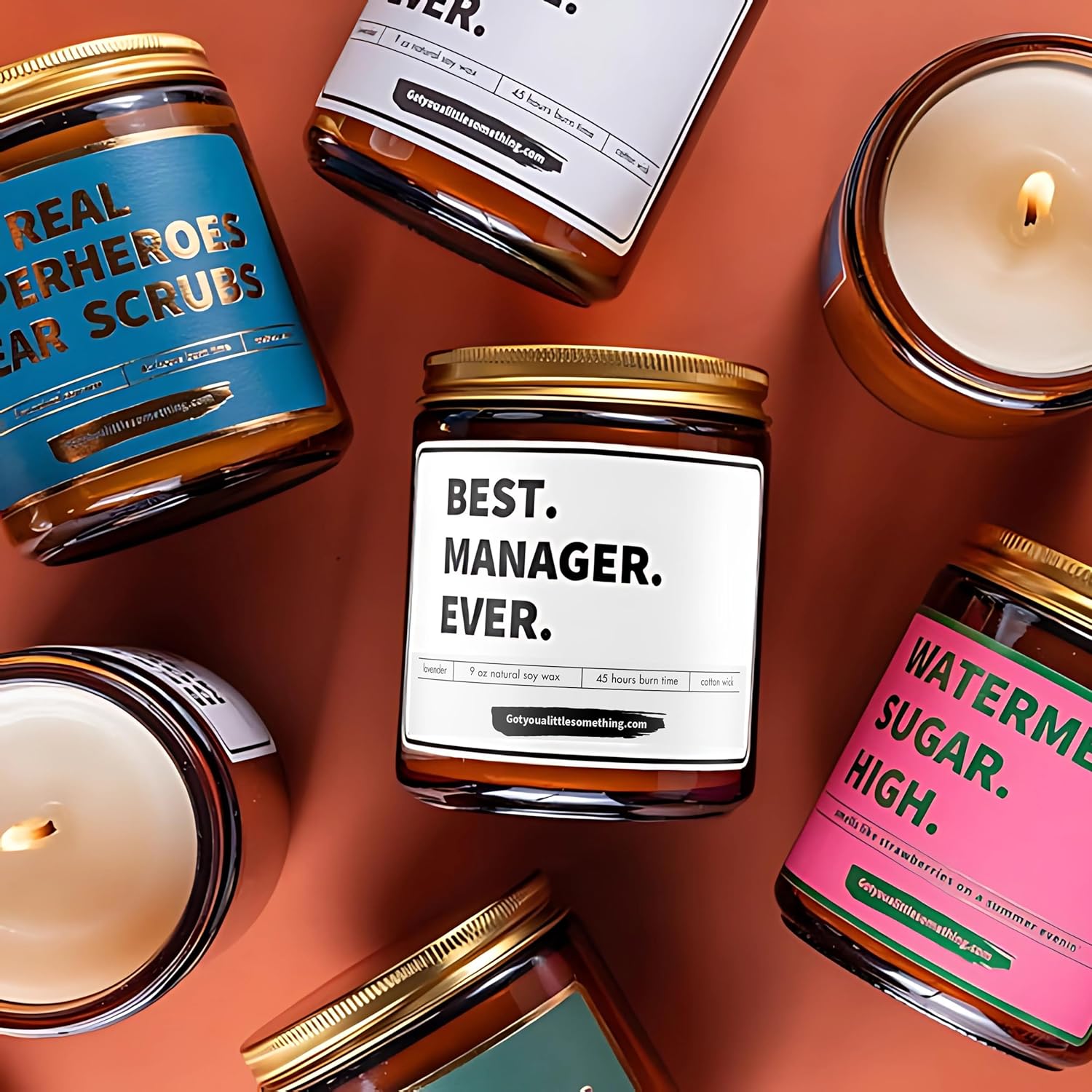 Manager Gifts for Women - Best Manager Ever Scented Soy Candle - Gift for Women Bosses, Boss Lady Appreciation Present, Office Project PM, Supervisors for New Job, Promotion, Christmas, Retirement - Image 2