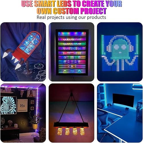 Miniatura 6 de Controlador LED inteligente Wi-Fi  WLED preinstalado  Antena Wi-Fi de rango extendido  Diseñado para controlar LED RGBW inteligentes SK6812 de 5