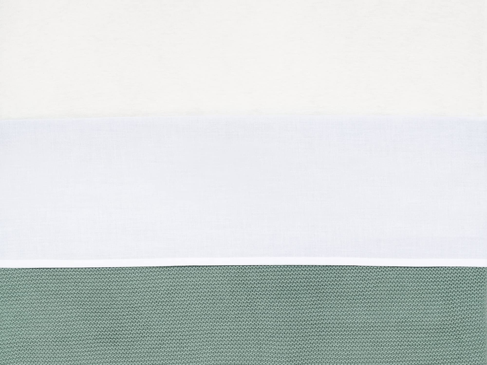 Jollein Bed Sheet for Cot Or Crib, 75 x 100 cm, White
