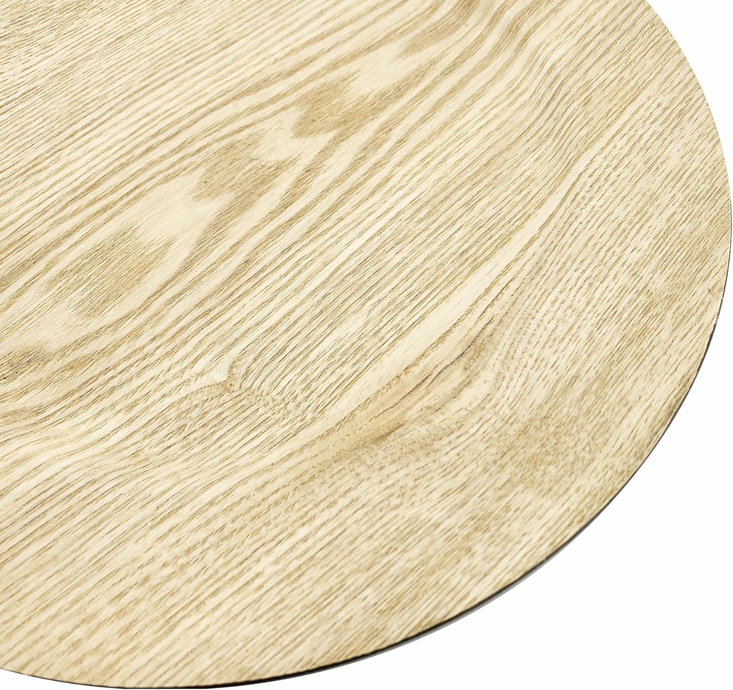  | Alex Wood Style Charger Plates 13inch Set of 6 Dinner Chargers for Tabletop Decor Holiday Wedding Party (Honey Wood), DIA 13 inch: Charger Plates