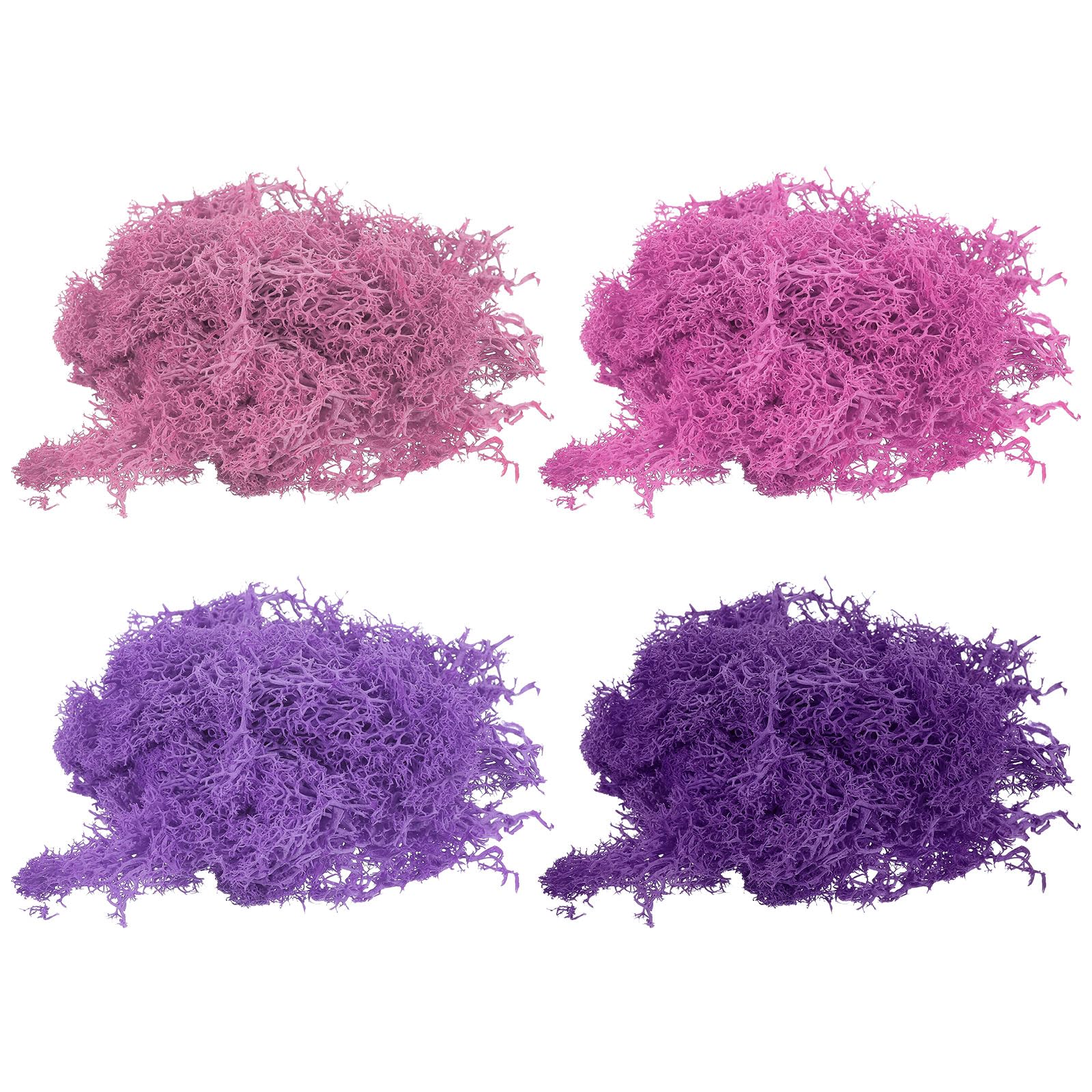 Mousse artificielle PATIKIL violette pour décoration de table de mariage et fêtes