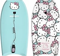 Wavestorm Hello Kitty 36-Inch Bodyboard - Slick Bottom Foam Core for Speed, Beginners, Kids & Adults