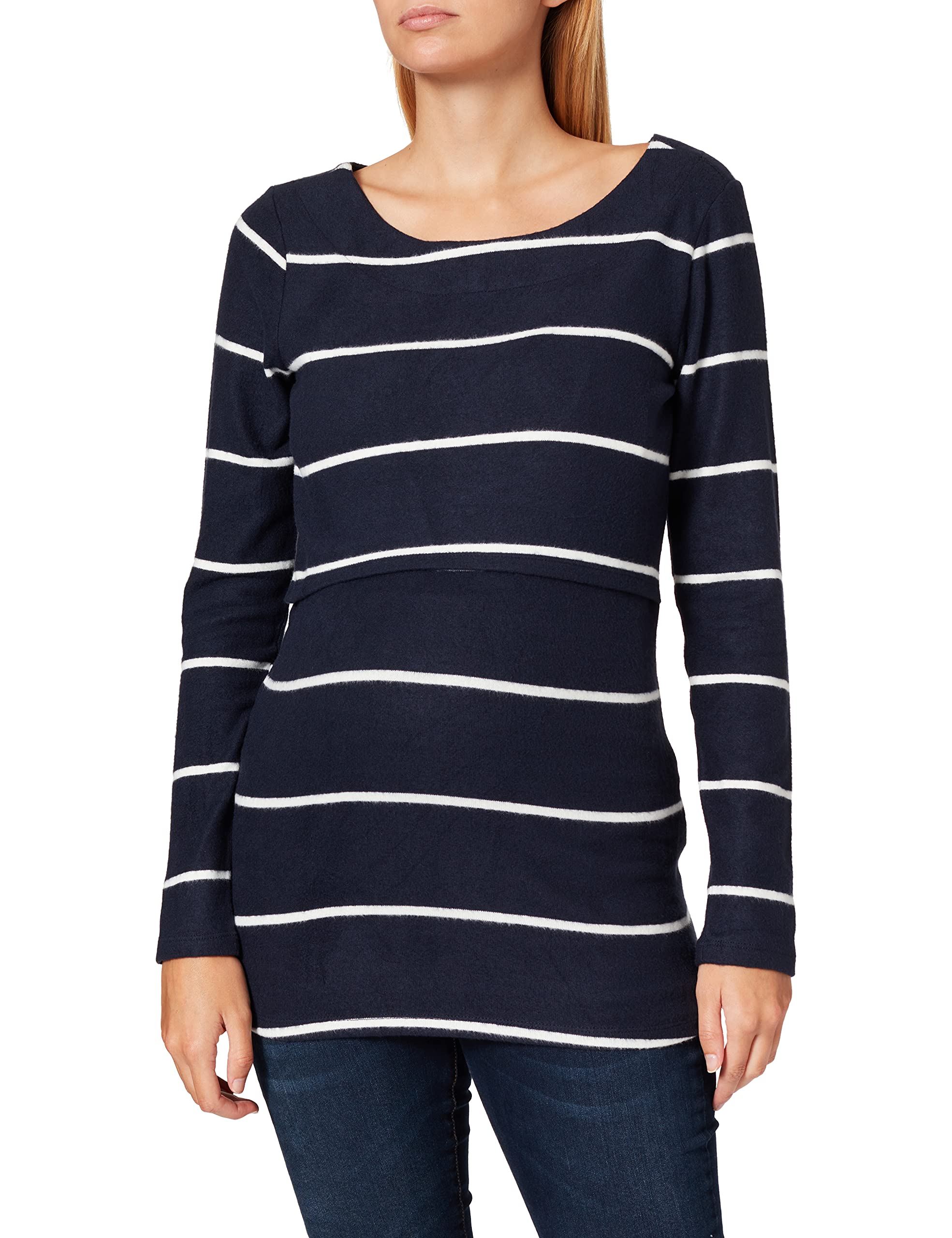 Noppies Damen Top Nurs Ls Yd Hela T-Shirt