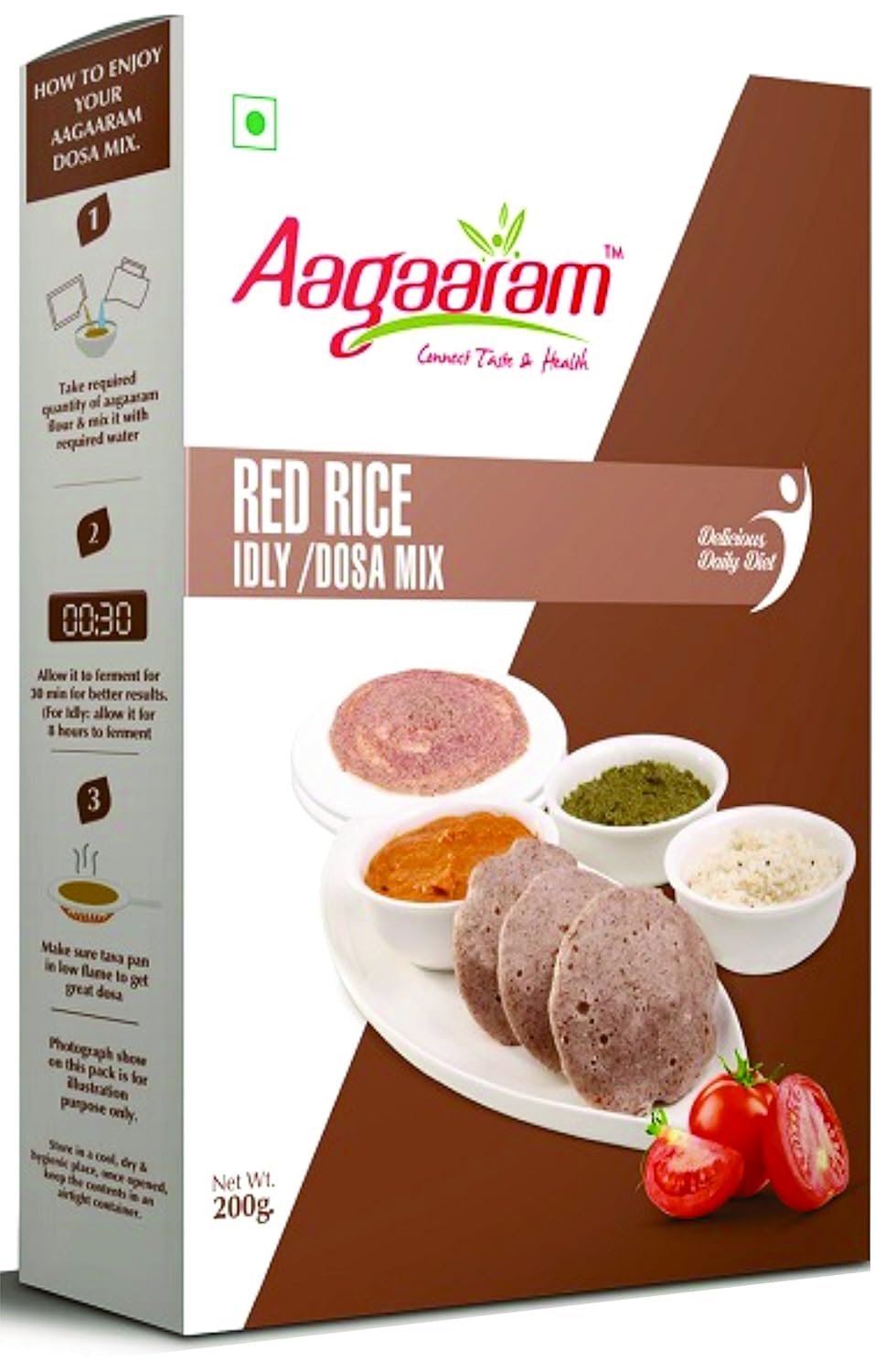 Aagaaram red rice dosa mix Amazon.in Grocery & Gourmet Foods