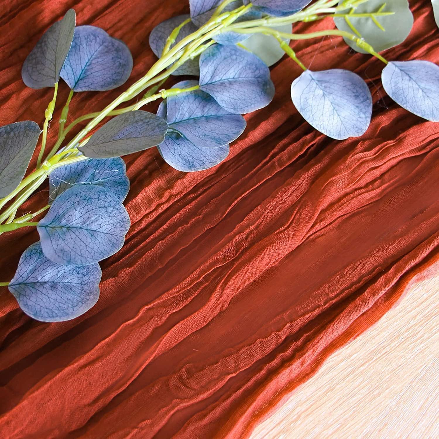 Camino De Mesa De Gasa Terracota Para Eventos Y Decoración Color Nombre Del Diseño | Meses Sin Interés
