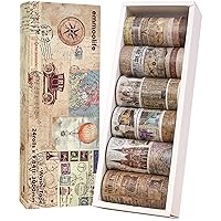 Vista 13 de 60 Rollos de Cinta Washi de 8mm de Ancho y 3.05m de Largo, Cintas Adhesivas Básicas de Color Sólido Arcoíris para Artes, Regalos para Niños, Diarios