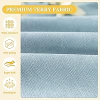 Vista 4 de Funda de sofá para sofá de 2 a 3 cojines, apta para mascotas, resistente al agua, antiarañazos de gatos, protector de muebles seccional