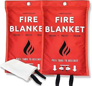 Shep+Sloan Emergency Fire Blanket for Home an...,