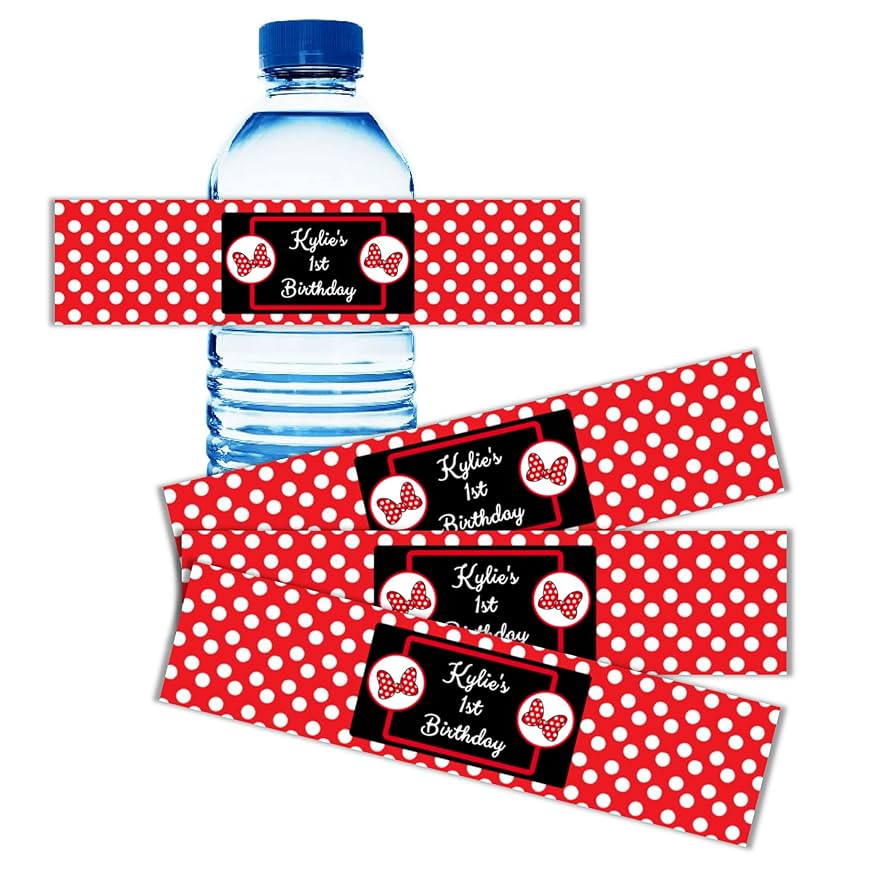 amazon-com-water-bottle-labels-for-a-mouse-or-minnie-themed-birthday-party-or-baby-shower-decorations-favors-supplies-personalized-red-office-products for Free Printable Minnie Mouse Water Bottle Labels Free Amazon.com: water bottle labels for a mouse or minnie themed birthday party or baby shower, decorations favors supplies personalized red : Office Products for Free Printable Minnie Mouse Water Bottle Labels Free