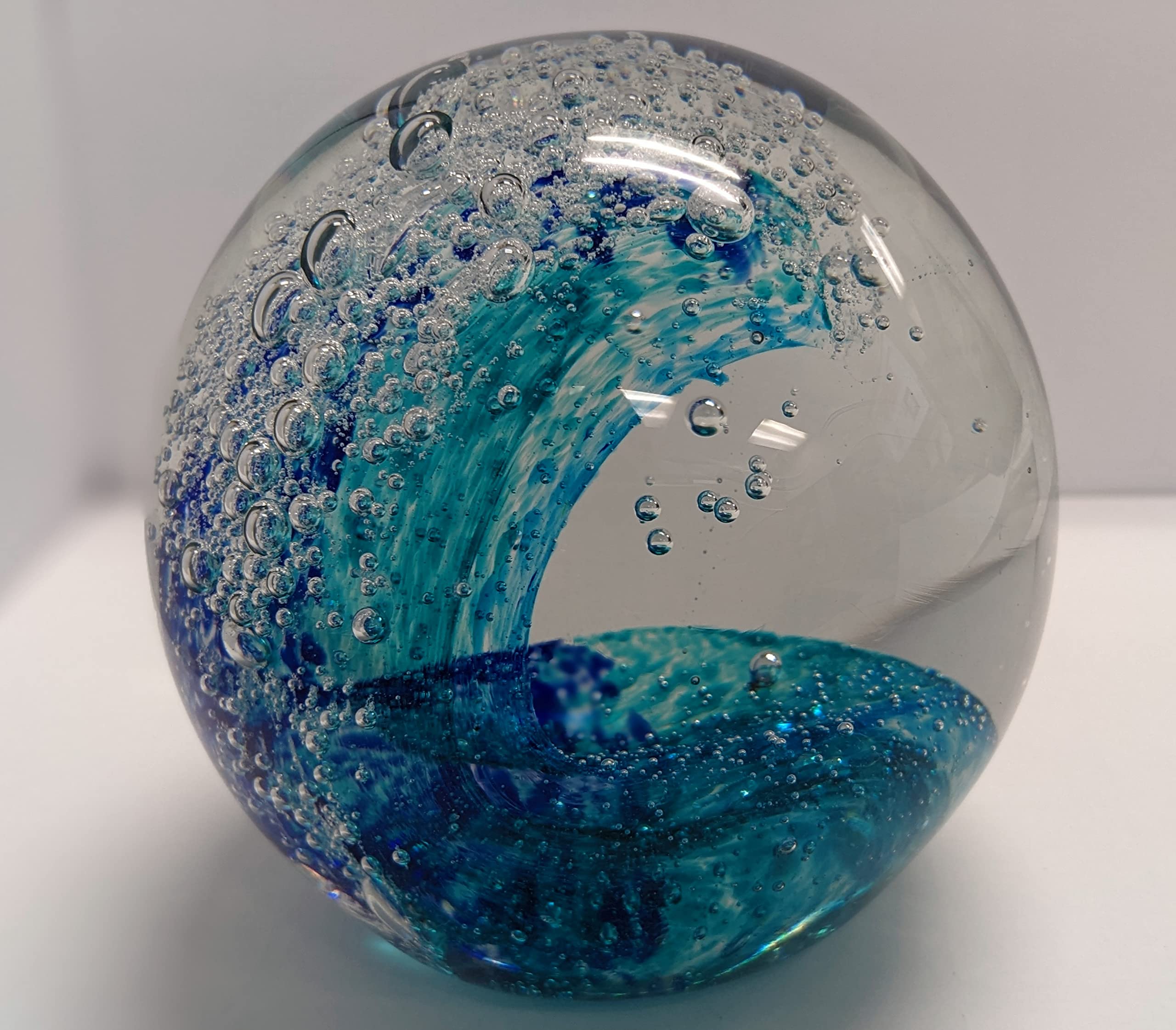 Amazon.com: SPI Azure Wave Art Glass Sphere : Home & Kitchen