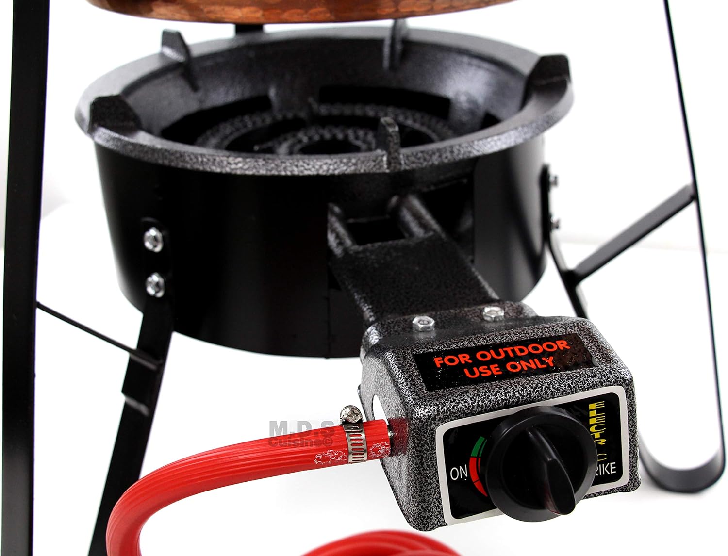 Ematik Cazo de Cobre 18" Set para Carnitas Kit with Burner & Stand Cazo de Copper Fryer