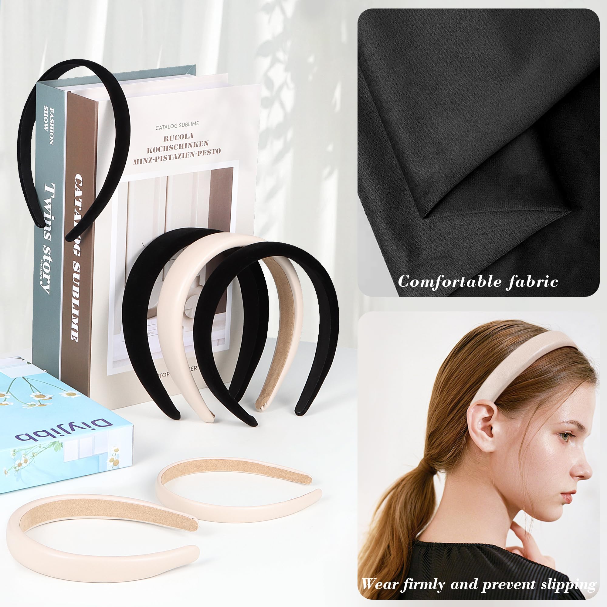 Amazon.com : DiyJibb Velvet Headbands for Women and Teens  display picture 1