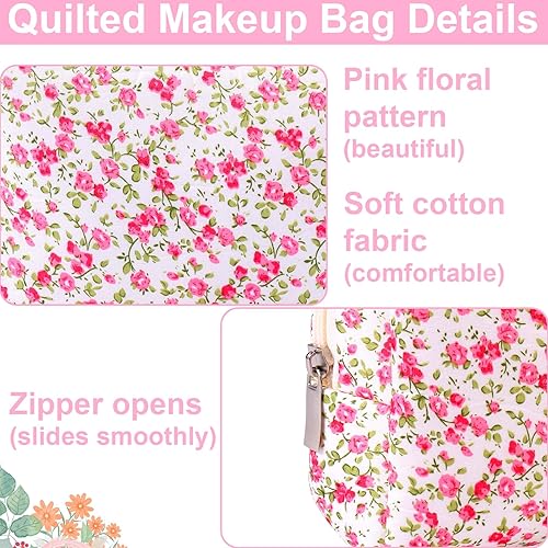 Miniatura 4 de BUSOHA 4 bolsas pequeñas de maquillaje para bolso, mini bolsas de cosméticos portátiles para mujeres, monedero, lápiz labial, accesorios cosméticos,