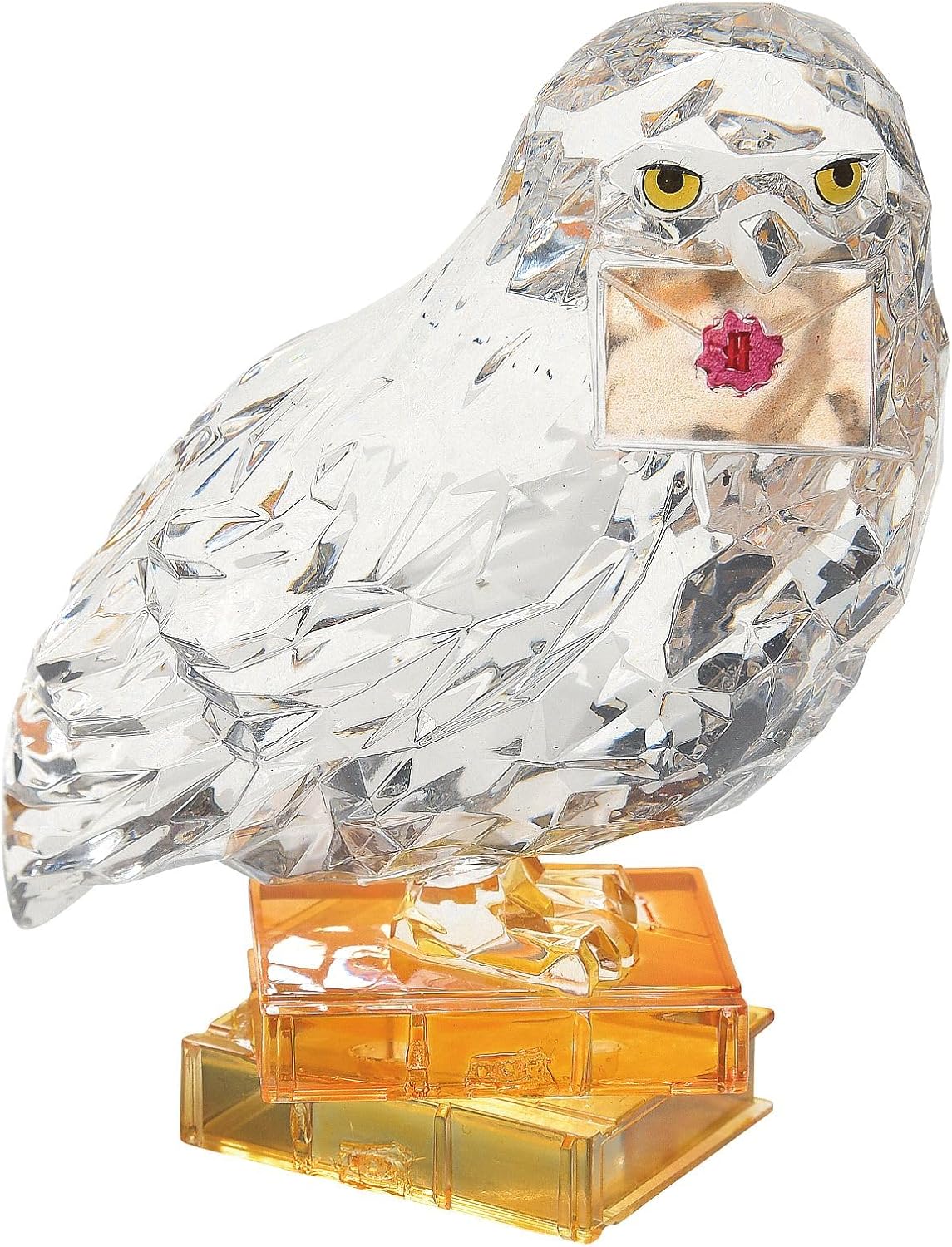 Enesco Facets The Wizarding World of Harry Potter Hedwig The Owl Figurine, 3.26 Inch, Multicolor
