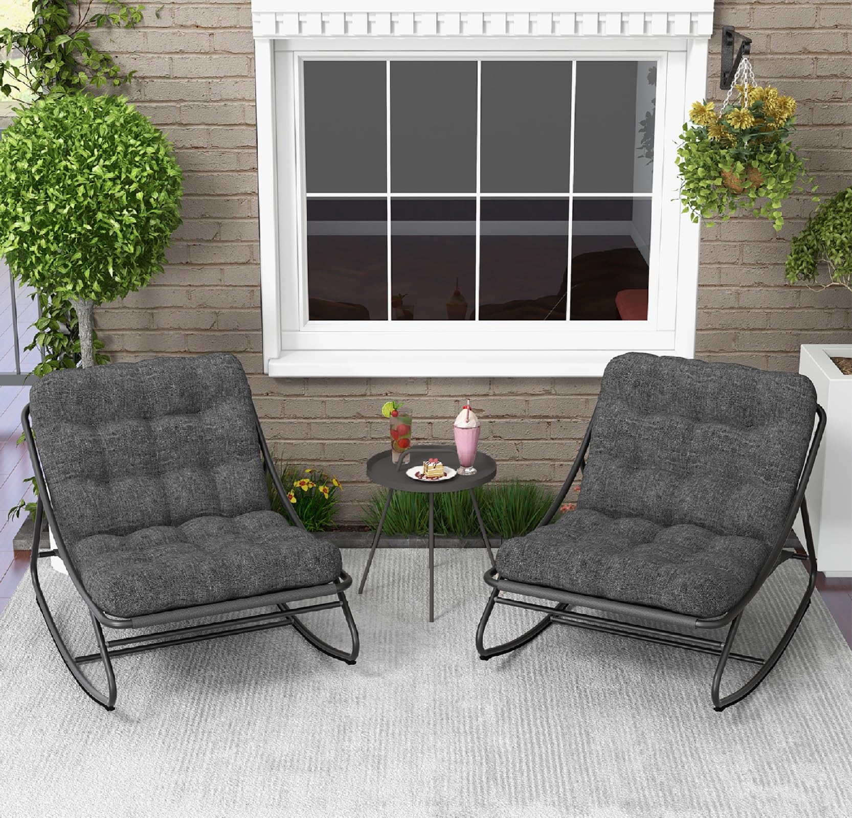 Grand Patio Buy Outdoor Rocking Chair Grand Patio 3-Piece Rocking