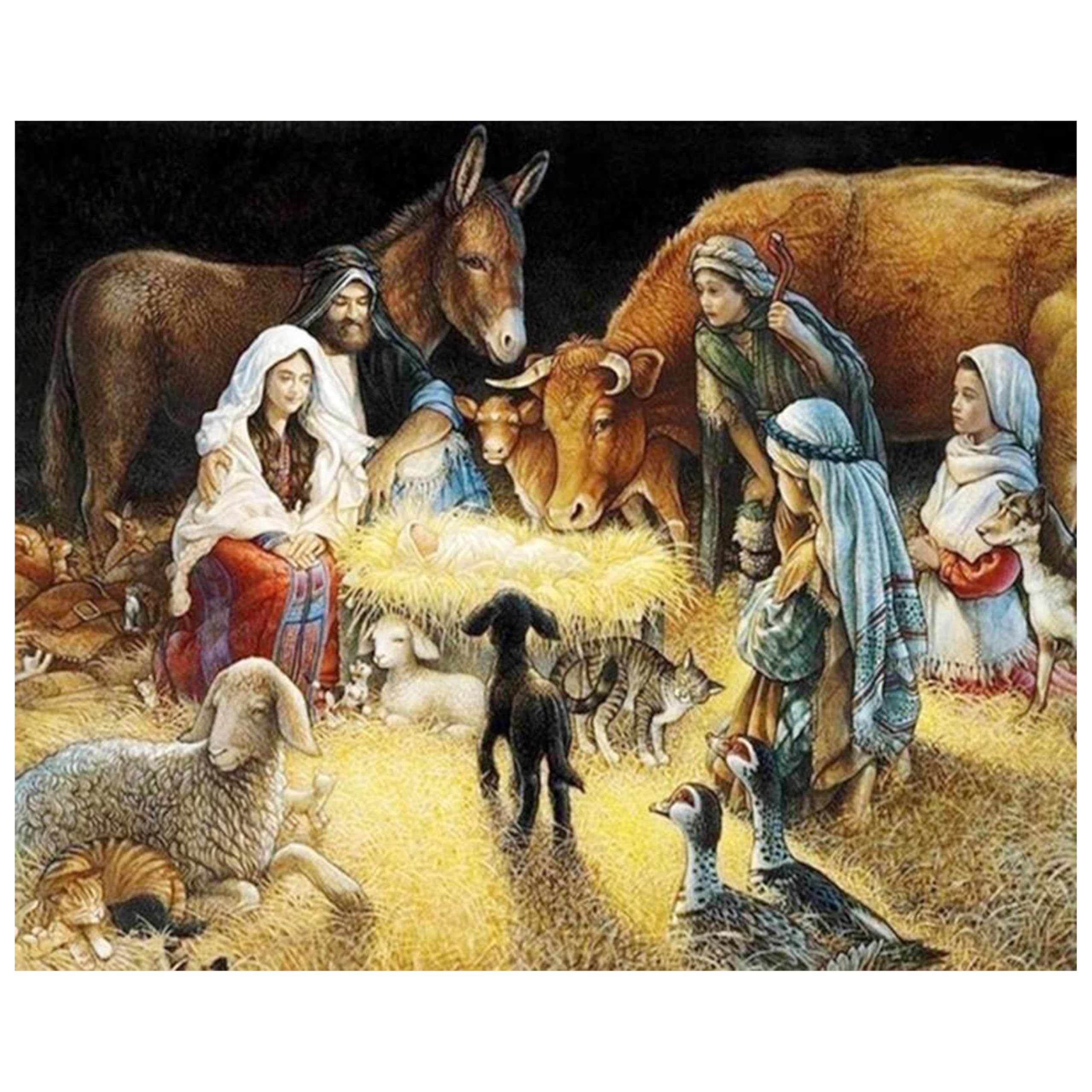 SHYNZI Baby Jesus DIY Diamond Painting Kit – Big-Size 5D Art for Home Décor & Gifts! (30cm x 40cm)-image-4