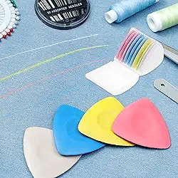 10 peças de giz de alfaiate para costura - marcadores de tecido de cores mistas para costura, acolchoamento, alfaiataria, costura e artesanato