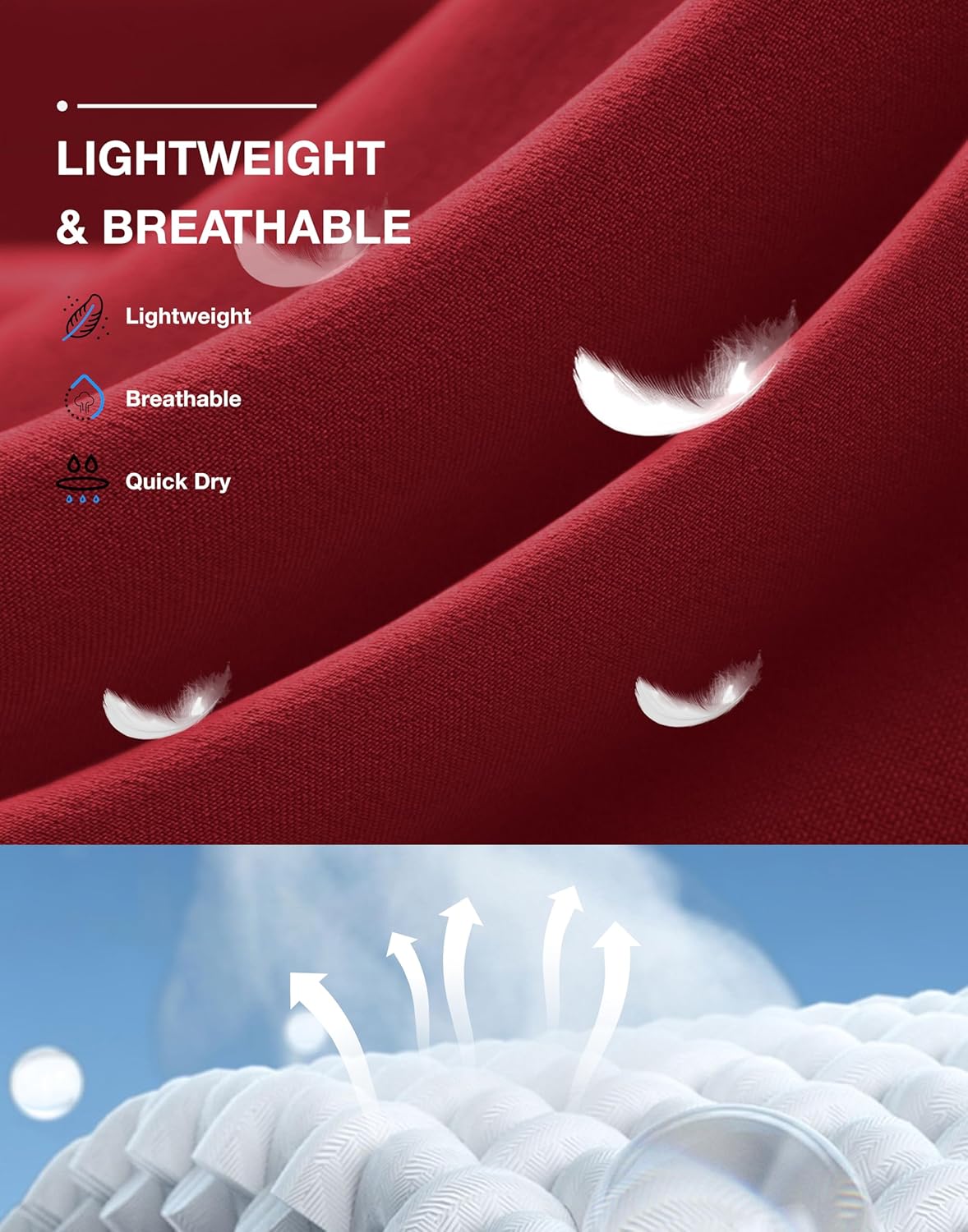 G Gradual Men's Lightweight Pants with 3 Zipper Pockets Athletic Workout Sweatpants Quick Dry Running Hiking Pants for Men - Image 5