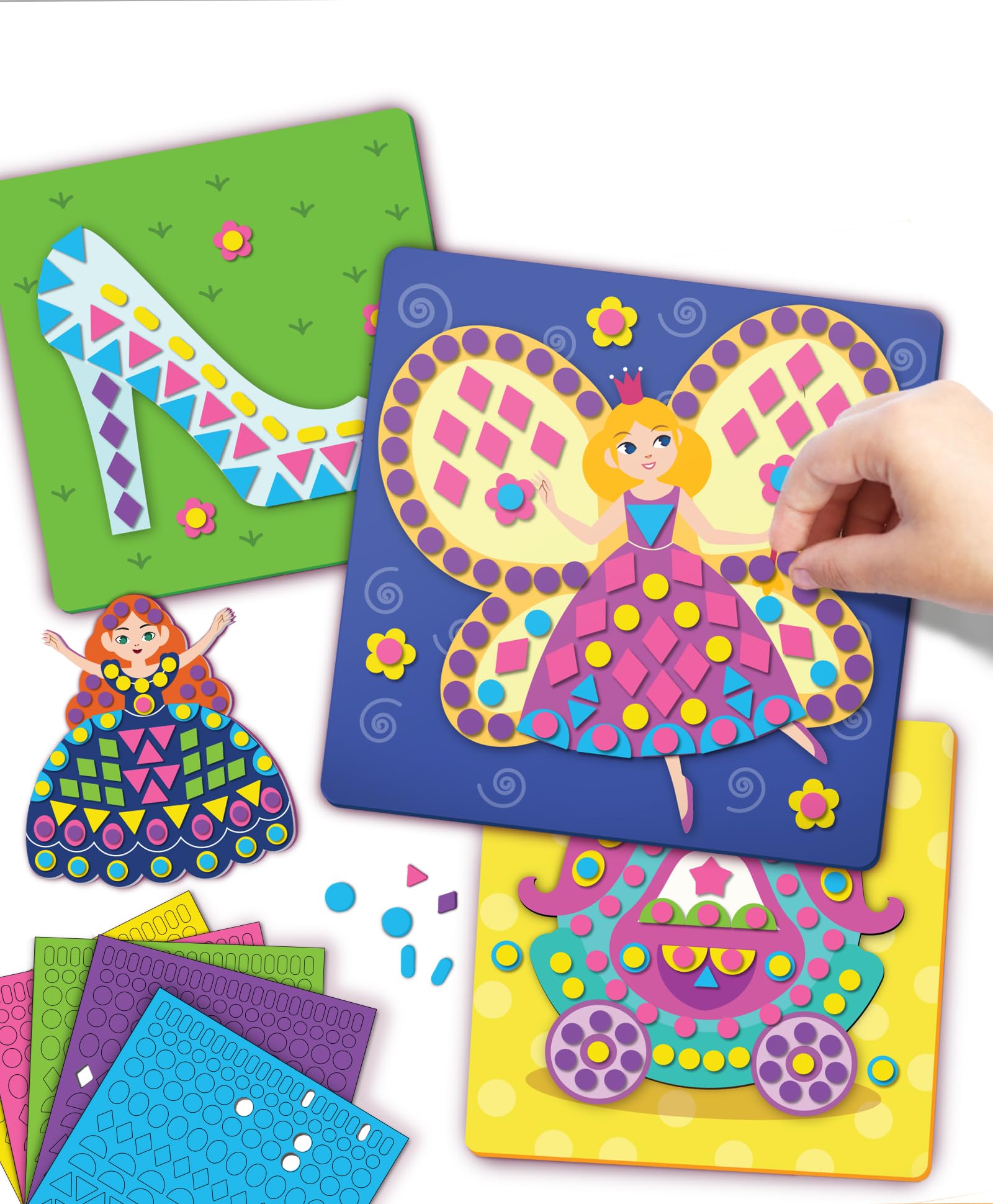 Intelliskills Premium Foam Craft Kit for Kids,DIY Felt Craft Kits Set for Fun & Creativity,Art & Craft Kit for Boys & Girls,Preschool Educational DIY Activity for 3-6 Years,BIS Certified,Birthday Gift (Princess) - Image 7 thumbnail