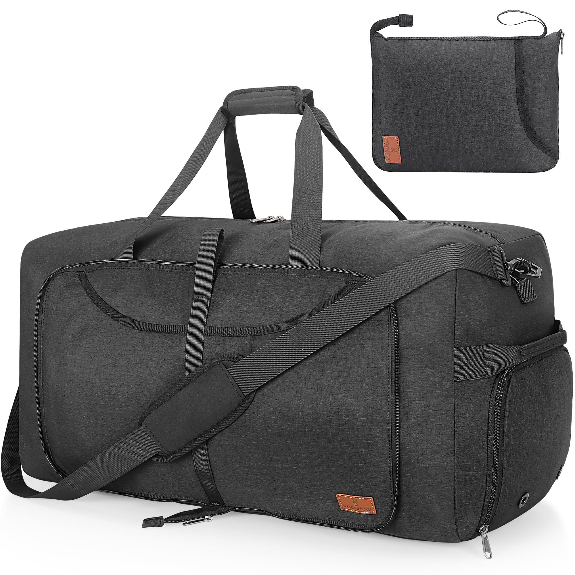 Photo 1 of 80L Duffle Bag for Travel, Large Foldable Waterproof Travel Duffel Bag