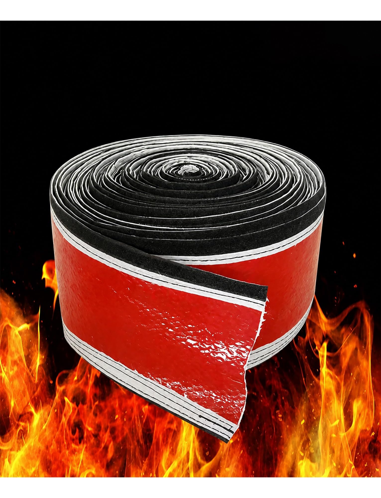 Funda de aislamiento térmico de fibra de vidrio: protección ignífuga para cables de alta temperatura