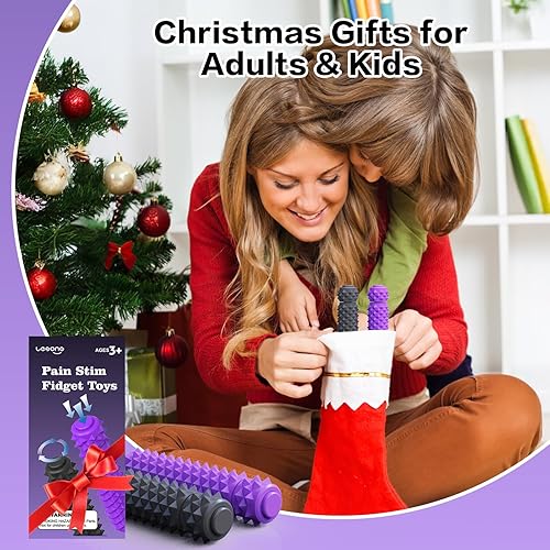 Miniatura 23 de Juguetes sensoriales para adultos para aliviar el dolor: juguete giratorio con pinchos para aliviar el dolor, alivio del estrés para TDAH, autismo