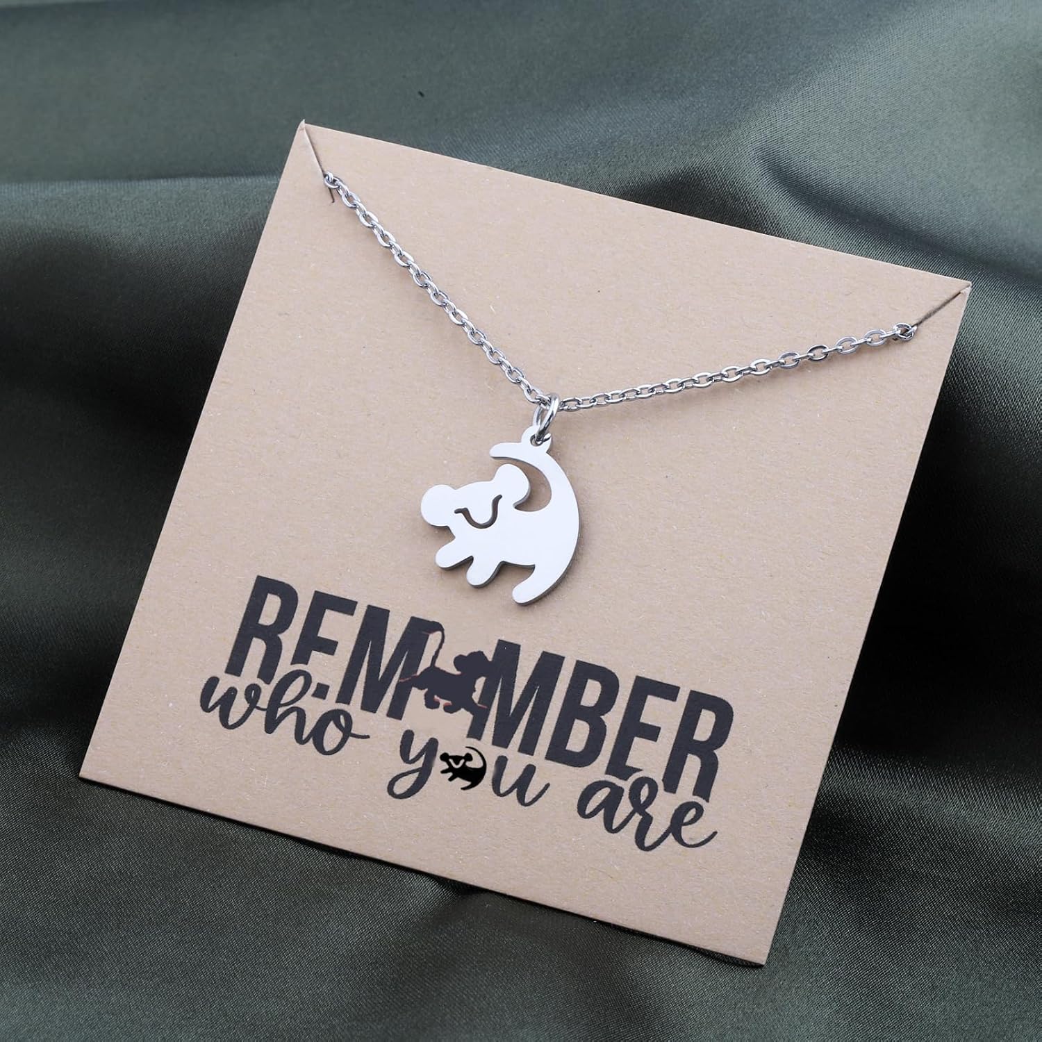 FOTAP Lion Necklace Lion Lover Bracelrt Earrings Animal Kingdom Gift