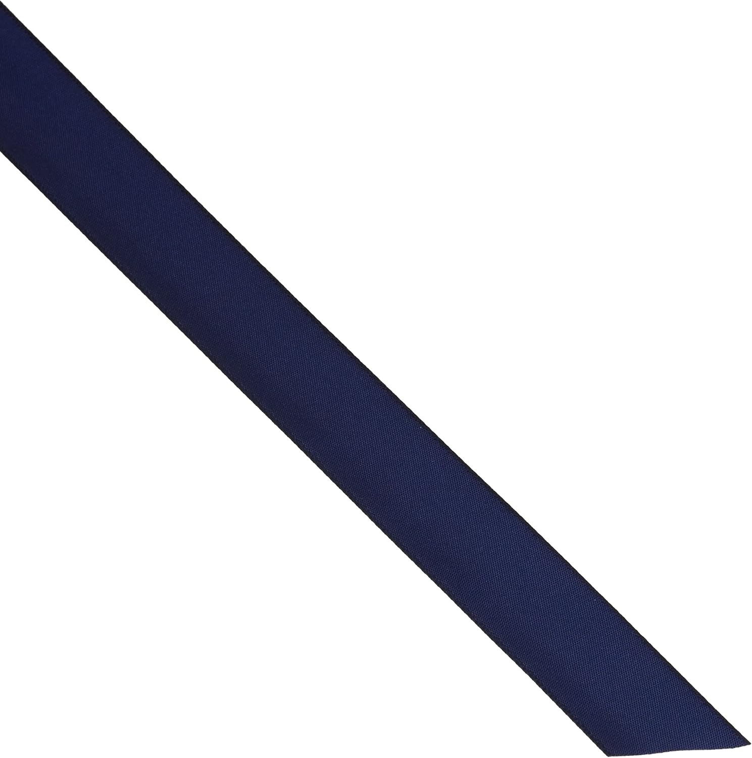 Creative Ideas Solid Satin Ribbon, 7/8 by 100 Yard, Navy Blue,PSF0708-370