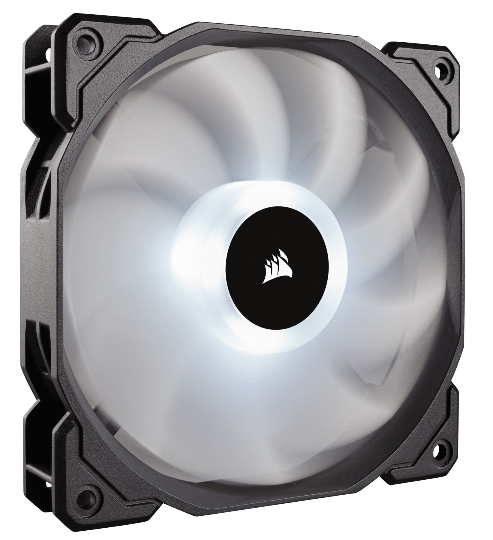 Corsair CO-9050061-WW SP Series SP120 120 mm, niski poziom hałasu, wysokociśnieniowy wentylator RGB LED z kontrolerem oświetlenia, czarny (3 sztuki)