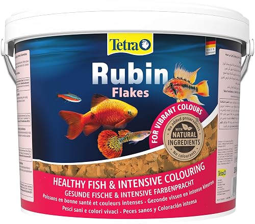 Tetra Rubin Flakes Alimento completo en copos, 10 L