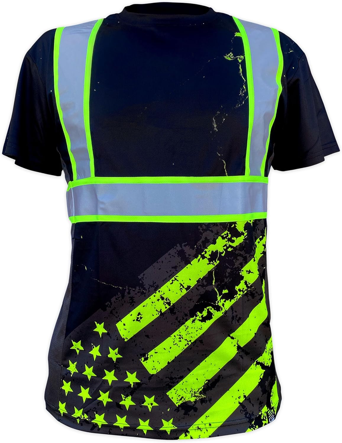 SafetyShirtz Men's SS360 Stealth and Northern Lights - Type-O and Enhanced Visibility - UPF 40 - Reflective Shirt - Image 4